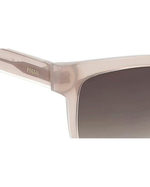Fossil Multicolor 54Mm Gradient Square Sunglasses