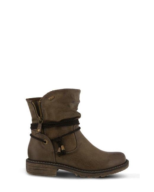 Spring Step Brown Kathie Bootie