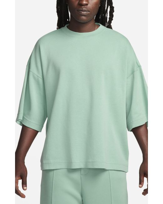 Nike Green Short Sleeve Tech Fleece Sweatshirt for men