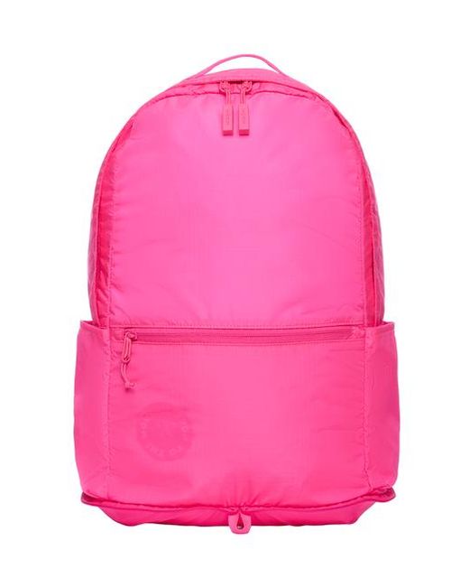 BABOON TO THE MOON Pink Packable Backpack