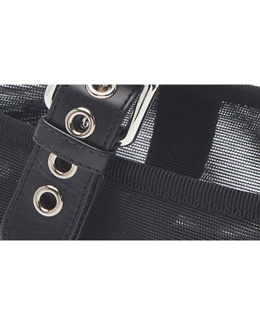 Miu Miu Black Mary Jane Ballet Flat