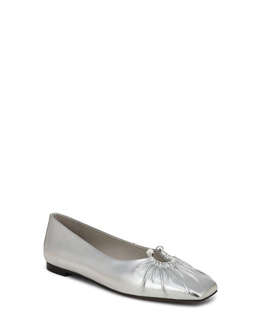 Vince White Dany Leather Flat