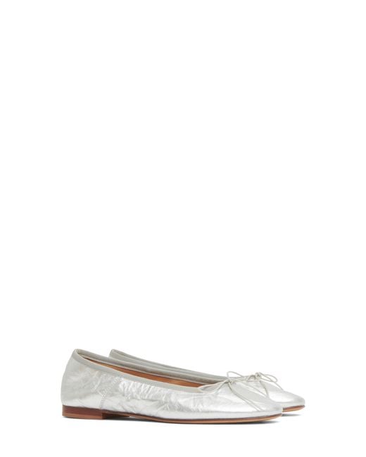 Mansur Gavriel White Ballet Flat