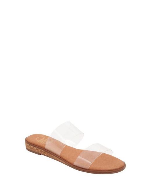Andre Assous Brown Galia Featherweights Slide Sandal