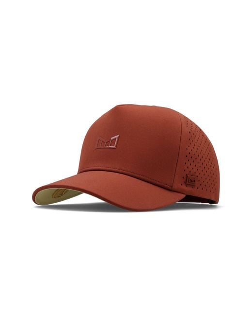 Melin Red Odysea Hydrolite Performance Snapback Hat for men