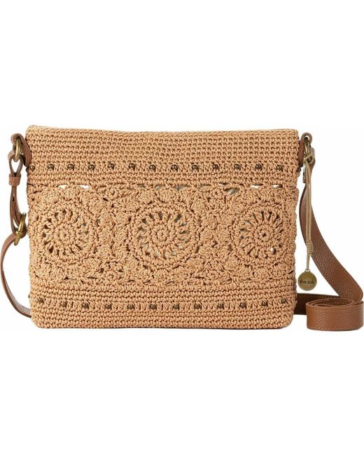 The Sak Natural Melrose Crossbody Leather Bag