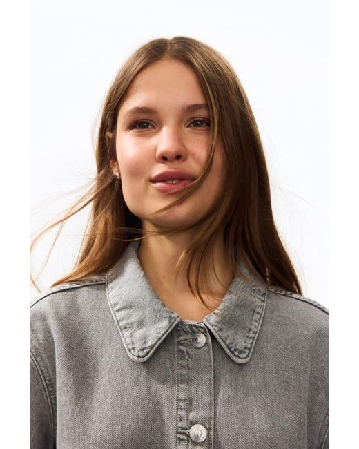 H&M Gray Denim Jacket