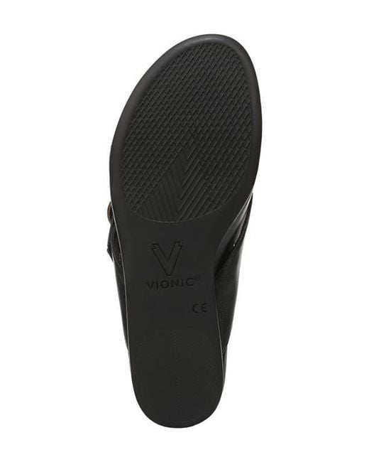 Vionic Black Grove Flip Flop