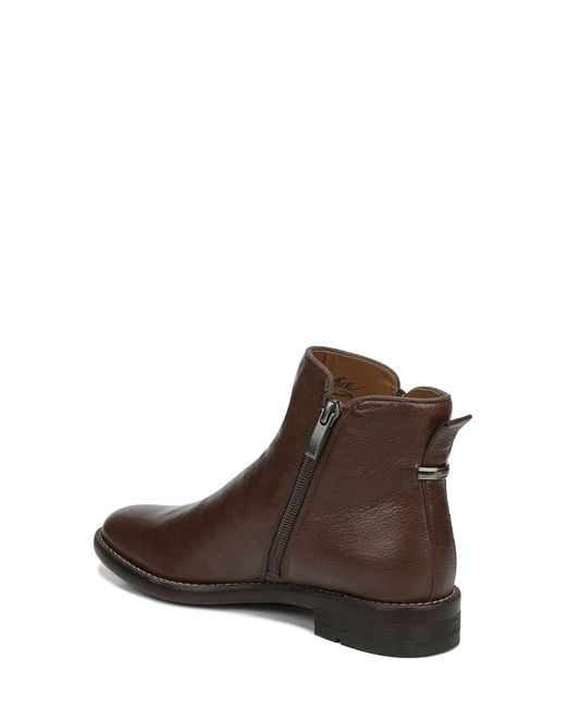 Franco Sarto Marcus Bootie in Brown | Lyst