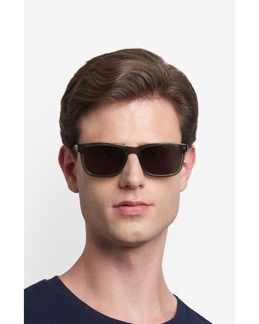 Fossil Gray 56Mm Rectangular Sunglasses for men