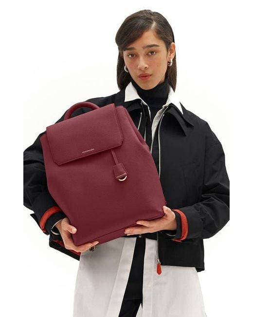 Maison De Sabre Red The Medium Soft Backpack