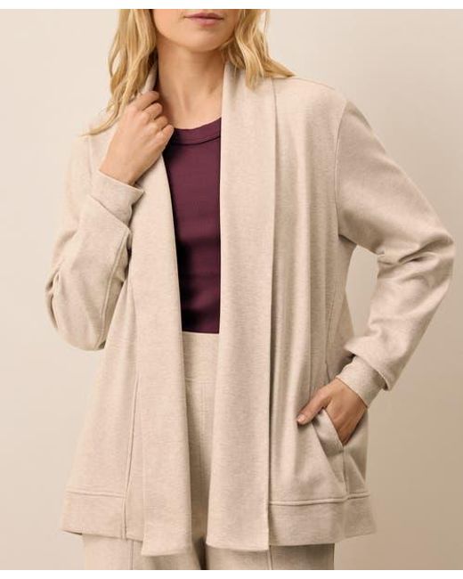 Pact Natural Airplane Short Drape Cardigan