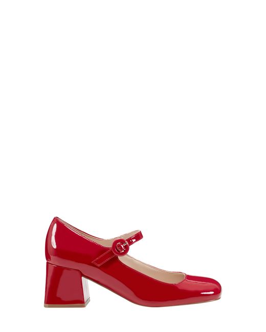 Marc Fisher Red Nessily Mary Jane Pump