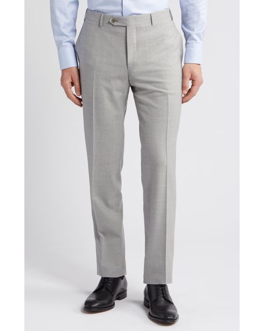 Canali Gray Siena Regular Fit Solid Grey Wool Suit for men