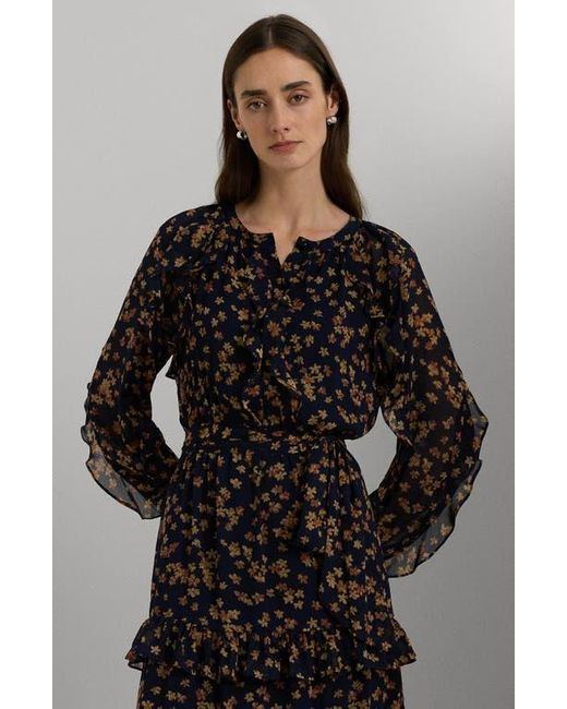 NWT LAUREN by RALPH LAUREN Black Floral selling Dress. SZ 3X