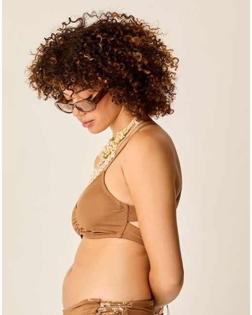 Carve Designs Brown Camari Top D Cup