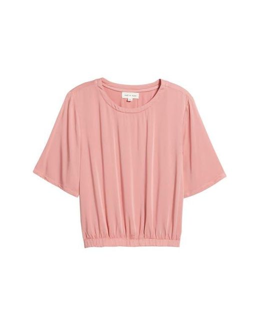 Cloth & Stone Pink Elastic Waist Top