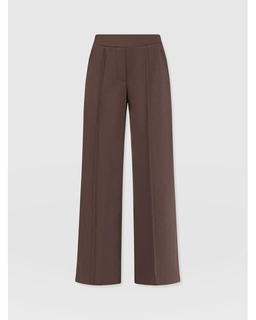 Saint + Sofia Green Keller Wide Leg Pant