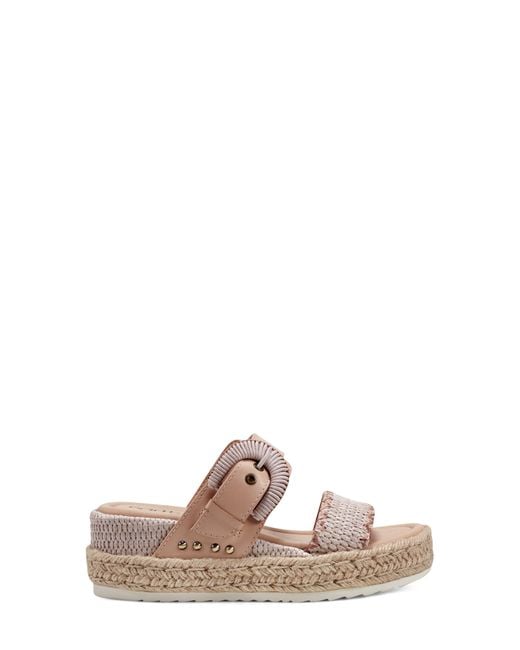 Earth Pink Earth Colla Espadrille Wedge Sandal