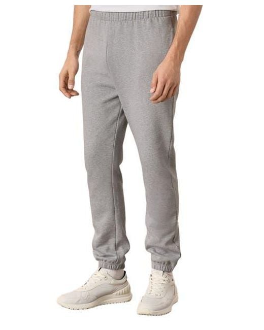 Pact Men's Gray Organic Brushed Fleece Sweatpant