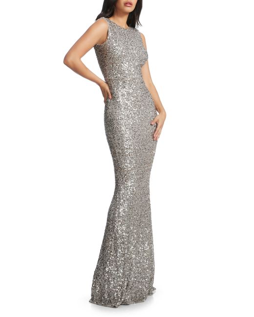 Dress the Population Multicolor Leighton Sequin Mermaid Gown