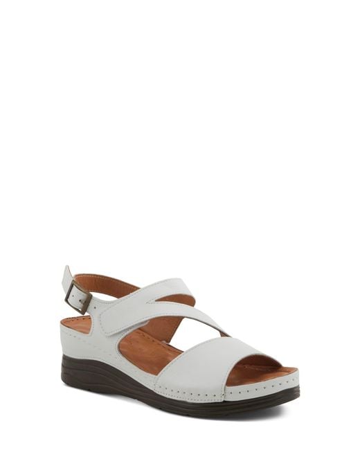 Spring Step Brown Griggs Platform Sandal