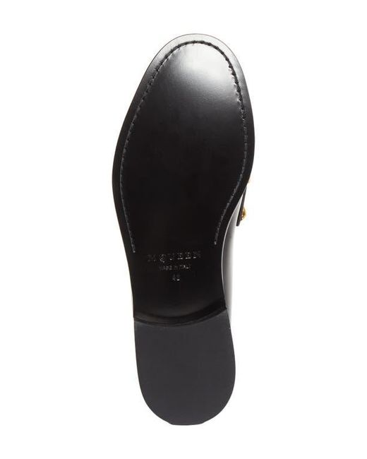 McQueen Black Wishbone Loafer for men