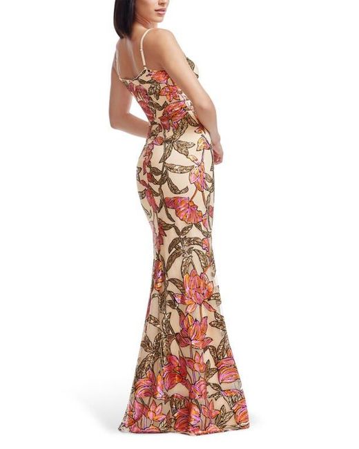 open lace back dress Giovanna Gown  Dress the Population