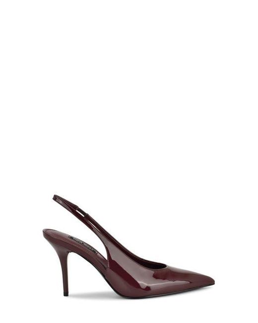 Nine West Brown Palomma Slingback Pointed Toe Pump