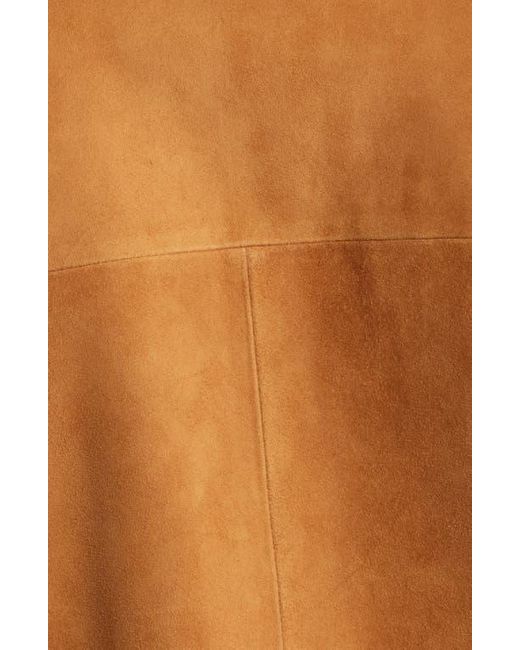 Bernardo Blue Stud Detail Suede Jacket