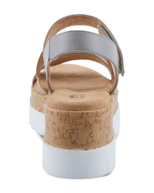 Spring Step Multicolor Acey Wedge Platform Sandal