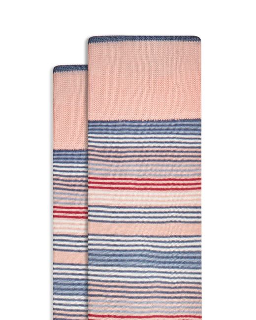 Bugatchi Multicolor Stripe Dress Socks for men