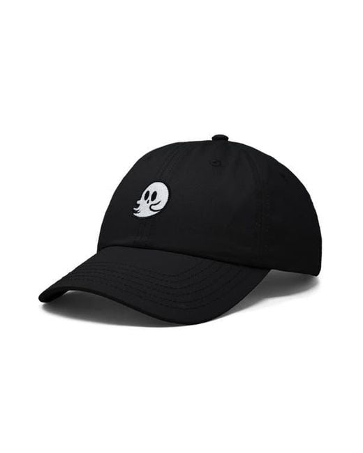 Alix Black Whisper Ghost Dad Cap for men