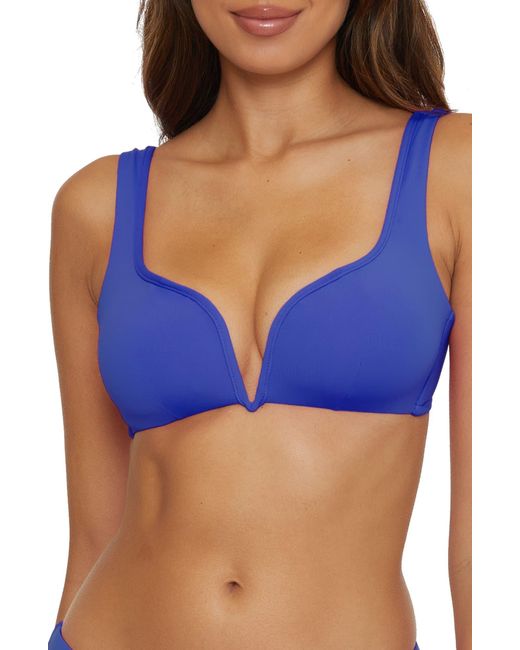 Becca Blue Color Code V-wire Bikini Top