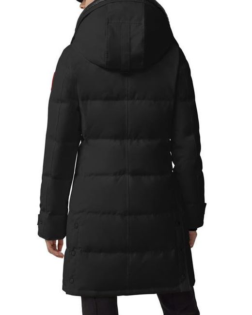 Canada Goose Black Shelburne Water Resistant 625 Fill Power Down Parka