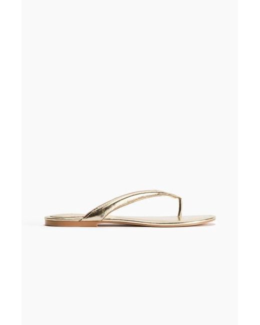 H&M White Flip-Flops
