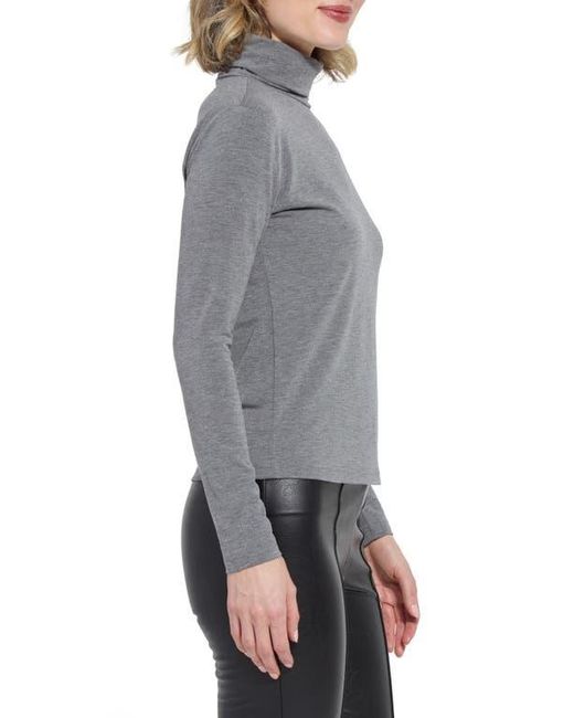 Lyssé Gray Ntials Essential Long Sleeve Turtleneck Top