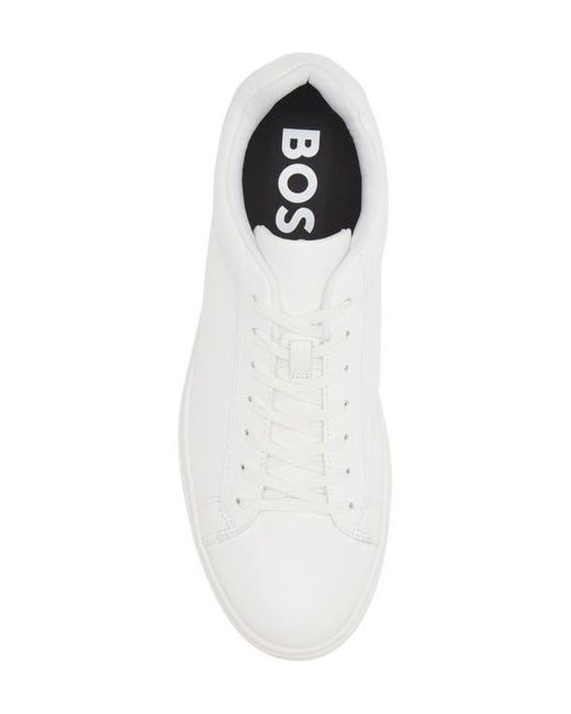Boss White Rhys Sneaker for men
