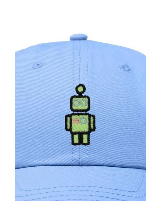 Alix Blue Robot Hat for men