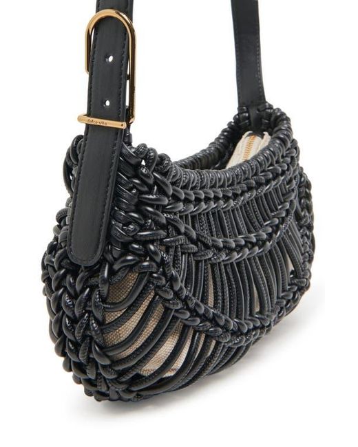 Dolce Vita Black Cannes Faux Leather Baguette Bag