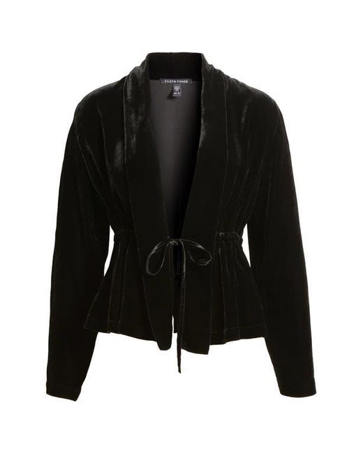 Eileen fisher shawl collar jacket hot sale