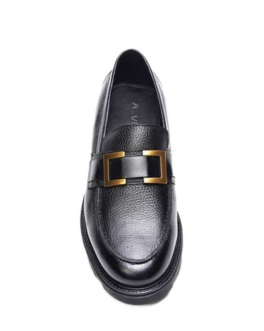 A. Veer Black Chris Loafer for men