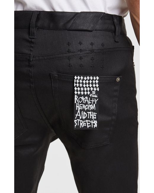 Ksubi Black Chitch Wax Slim Fit Jeans At Nordstrom for men