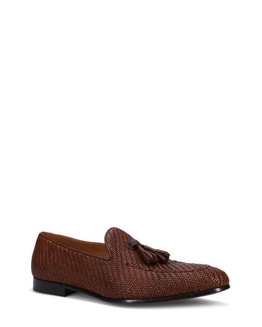 Ron White Brown Silas Water Resistant Tassel Loafer for men