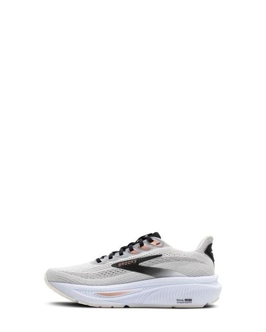 Brooks White Ghost 17 Running Shoe