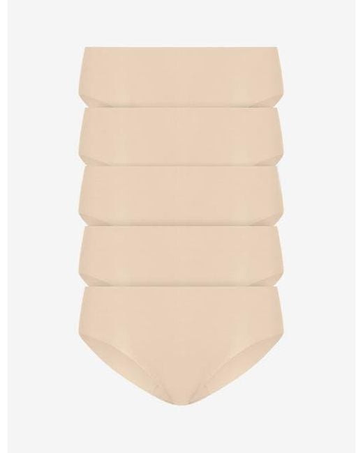 Commando Natural Classic Solid Bikini 5-Pack