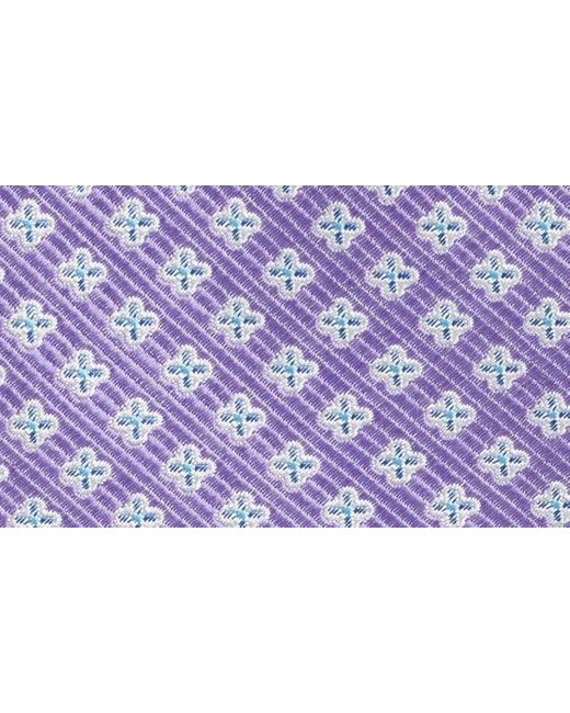 Nordstrom Purple Pattern Silk Tie for men