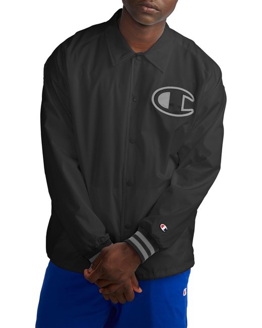 Champion Black Life® Coaches Jacket, Big C Logo for men
