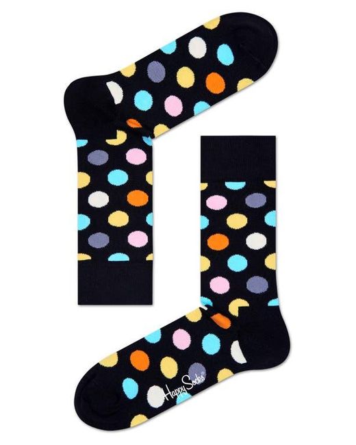 Happy Socks Blue Big Dot Socks for men