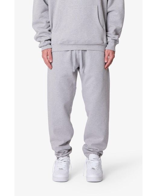 MNML Gray Basic Heavyweight Sweatpants for men